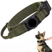 Taktisches Hundehalsband mit AirTag-Fach & Griff