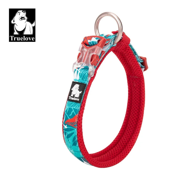 Truelove Hundehalsband gepolstert, mit Blütenmuster