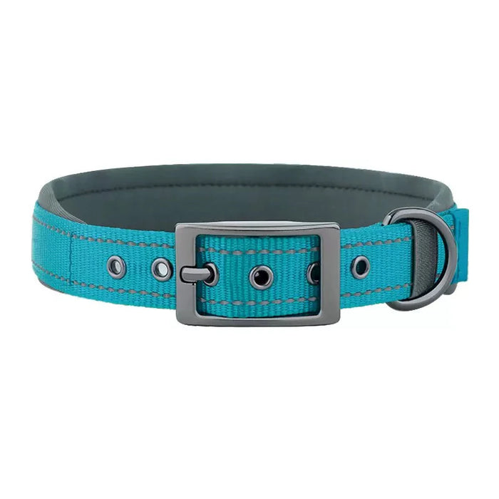 Hundehalsband aus Nylon, einfarbig mit Schnalle