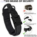 Taktisches Hundehalsband mit Griff, Nylon verstellbar