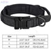 Taktisches Hundehalsband mit Griff, Nylon verstellbar