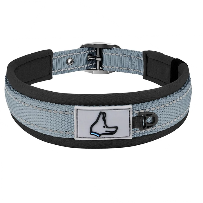 Hundehalsband aus Nylon, einfarbig mit Schnalle