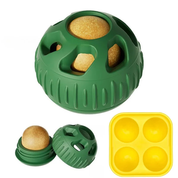 Schleckball für Hunde, befüllbar aus Gummi